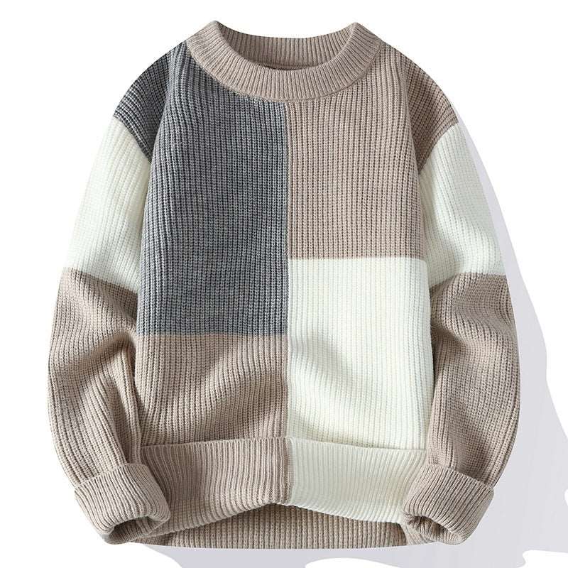 Men's new round neck sweater in three colours