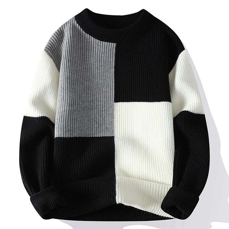 Men's new round neck sweater in three colours