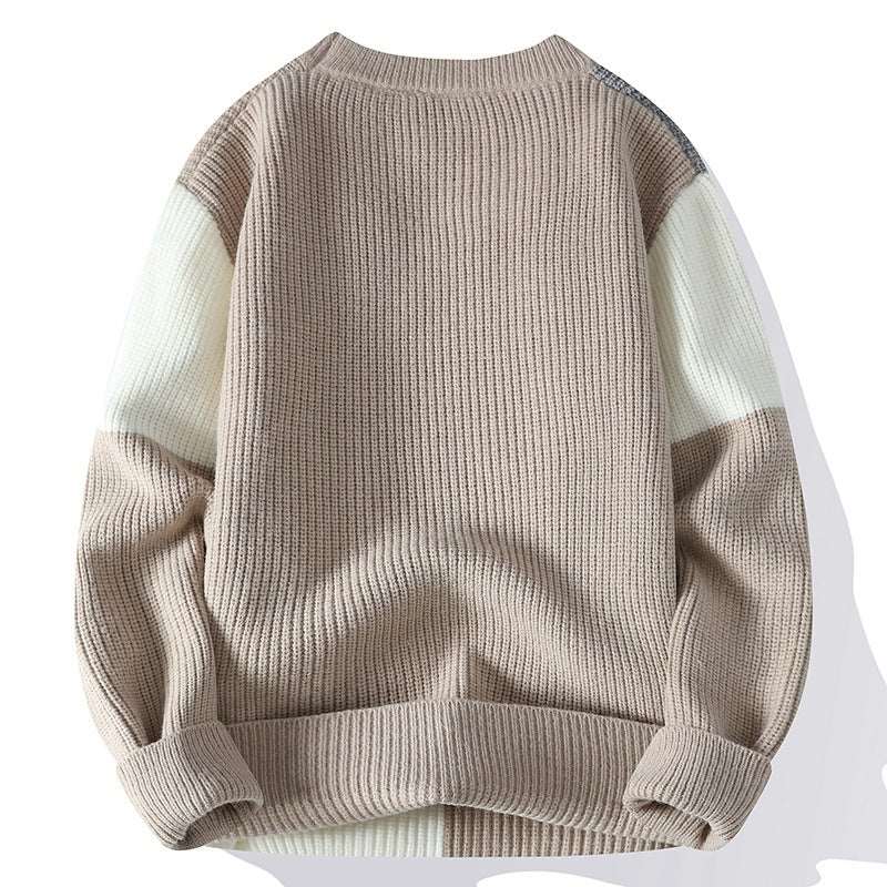 Men's new round neck sweater in three colours