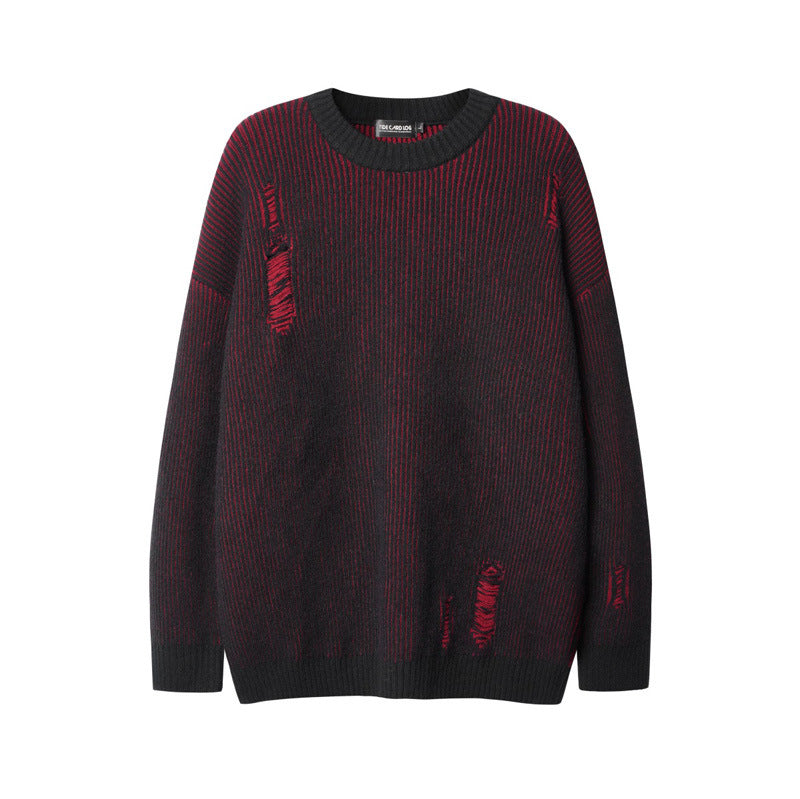 Trendy men's knitwear with a modern hip-hop style