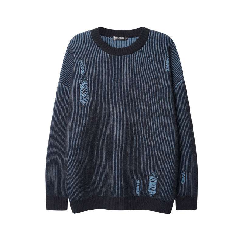 Trendy men's knitwear with a modern hip-hop style