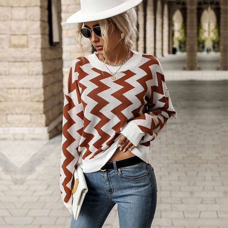 New design casual loose-fitting long sleeve sweater for women!!!