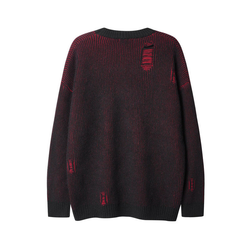 Trendy men's knitwear with a modern hip-hop style